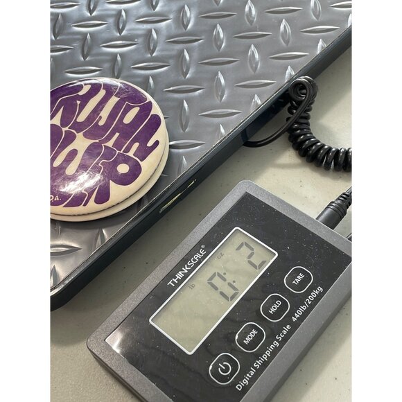 Vintage Pinback Buttons Trojan Power and Trojans Are The Best Pins 3 Inch Purple - Picture 5 of 5